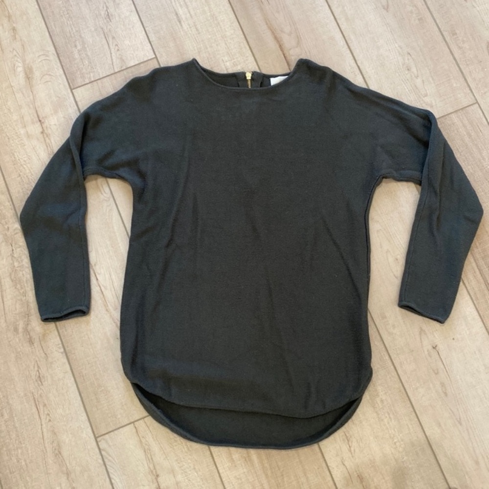 MICHAEL Michael Kors Green Tunic Long Sleeve Sweater Size Small